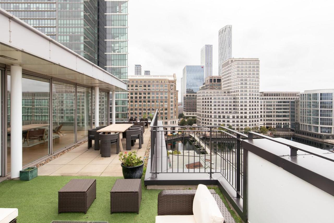 The Canary Wharf Secret - Glamorous 3Bdr Flat With Terrace And Parking Apartamento Londres Exterior foto